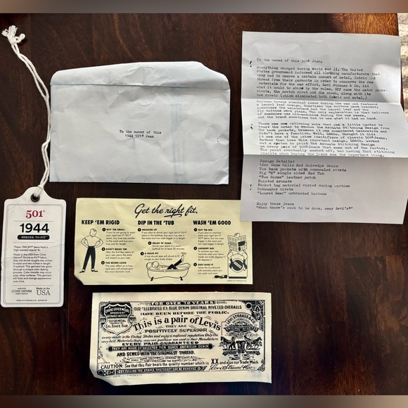 Vintage Levi’s 1944 Selvedge Denim - Picture 8 of 10